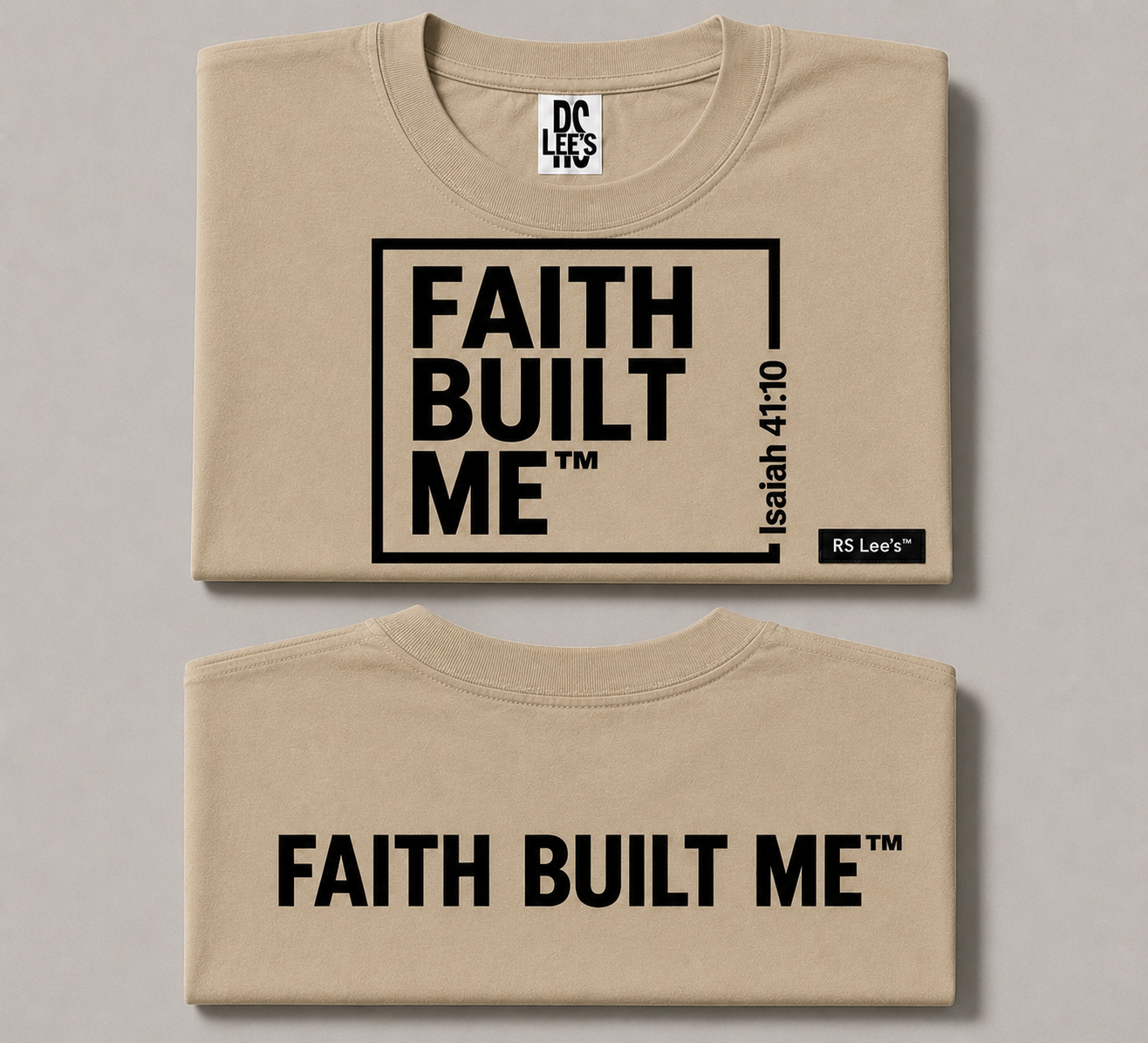 FAITH BUILT ME™| Oversized Premium Faith T-Shirt