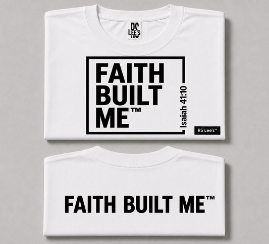 FAITH BUILT ME™| Oversized Premium Faith T-Shirt
