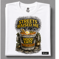 Hood Eats™ Streets Raised Me –  Oversized T Shirt