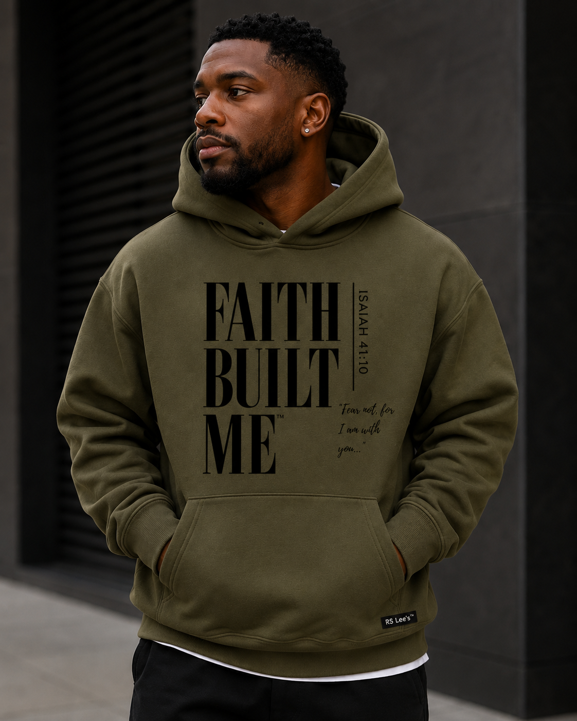 Pro-Found Godly Faith Built Me™ Premium Heavyweight Hoodie