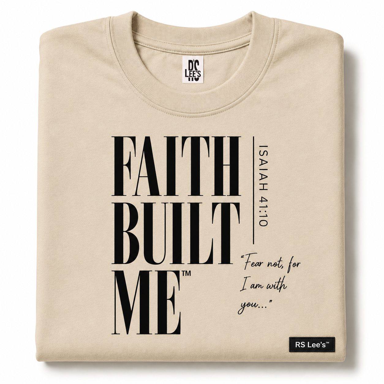 Pro-Found Godly Faith Built Me™ Oversized Tee