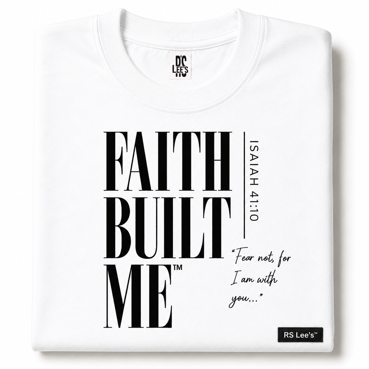 Pro-Found Godly Faith Built Me™ Oversized Tee