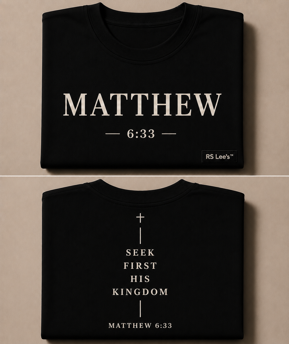 Matthew 6:33 Oversized Heavyweight T-Shirt