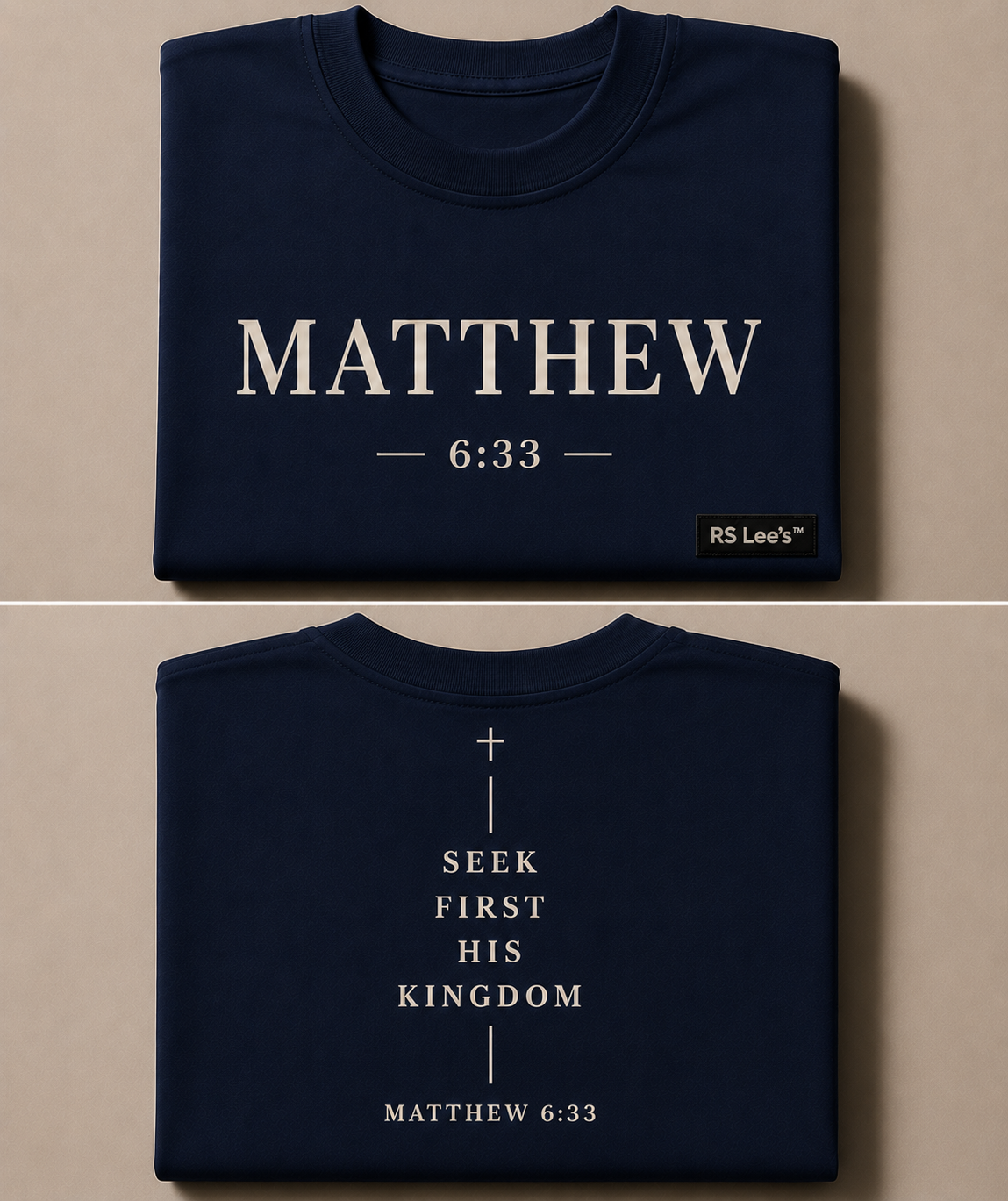 Matthew 6:33 Oversized Heavyweight T-Shirt