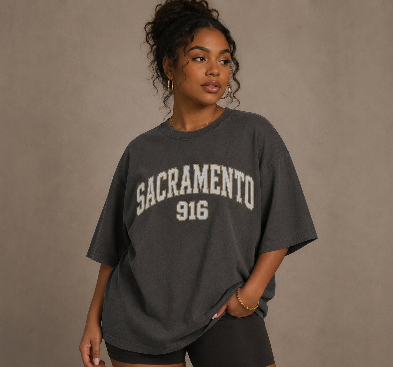 Sacramento 916™ Oversized Premium Tee