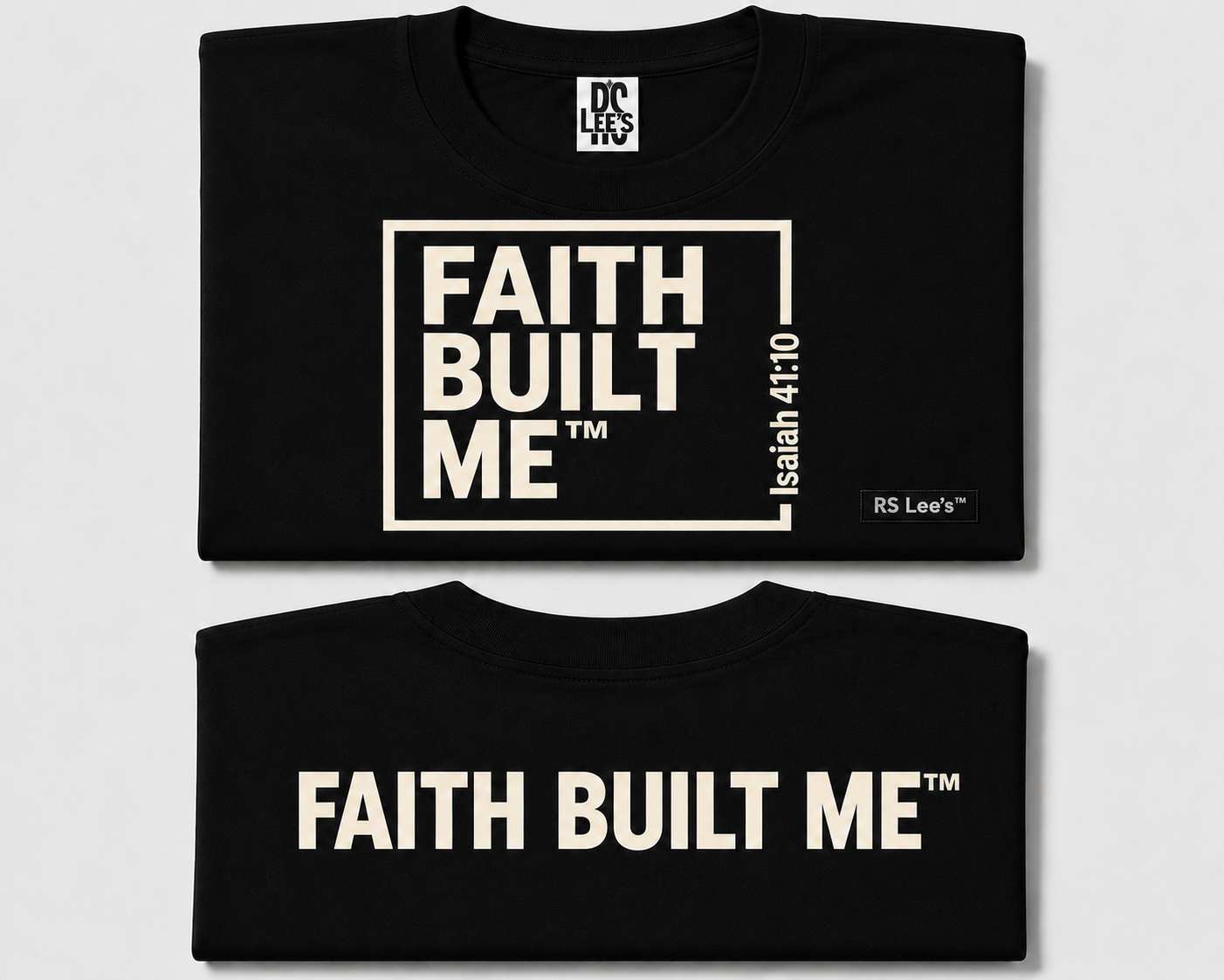 FAITH BUILT ME™ | Oversized Heavyweight Faith Tee