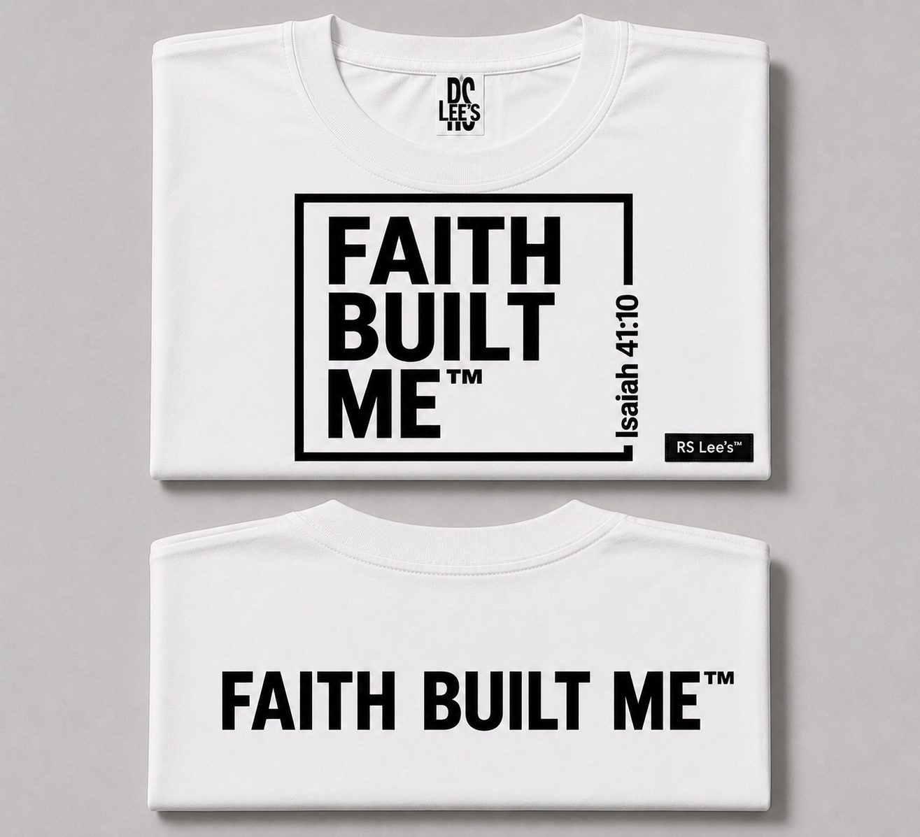 FAITH BUILT ME™| Oversized Premium Faith T-Shirt
