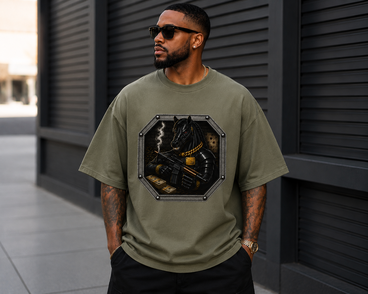 BLACK REIGN™ Oversized Premium Tee