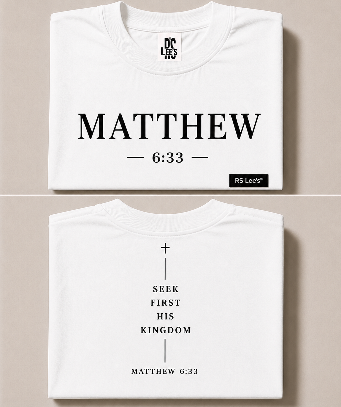 Matthew 6:33-Seek First the Kingdom Oversized Tee