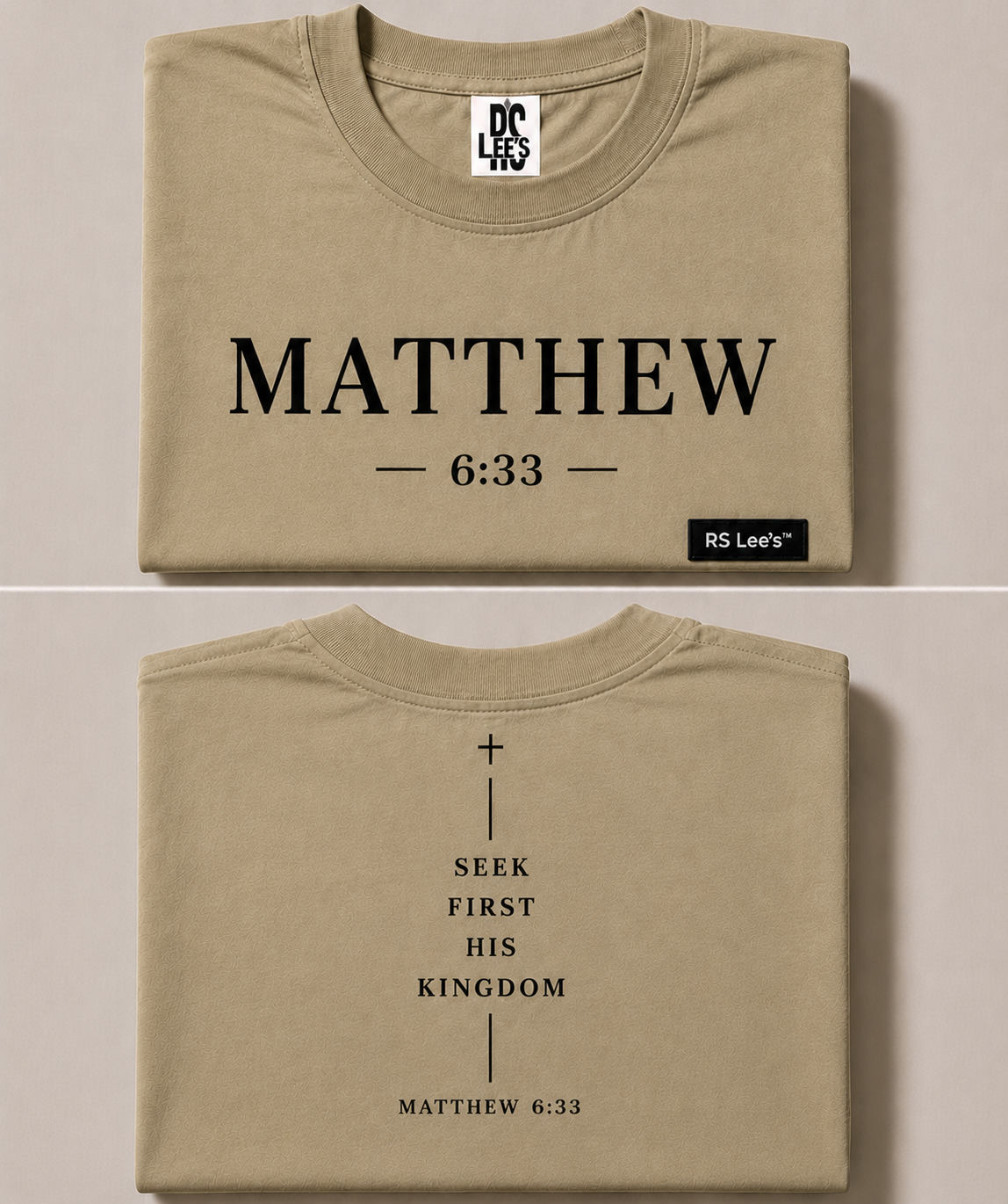 Matthew 6:33-Seek First the Kingdom Oversized Tee