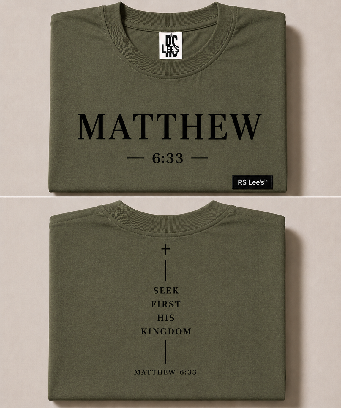 Matthew 6:33-Seek First the Kingdom Oversized Tee