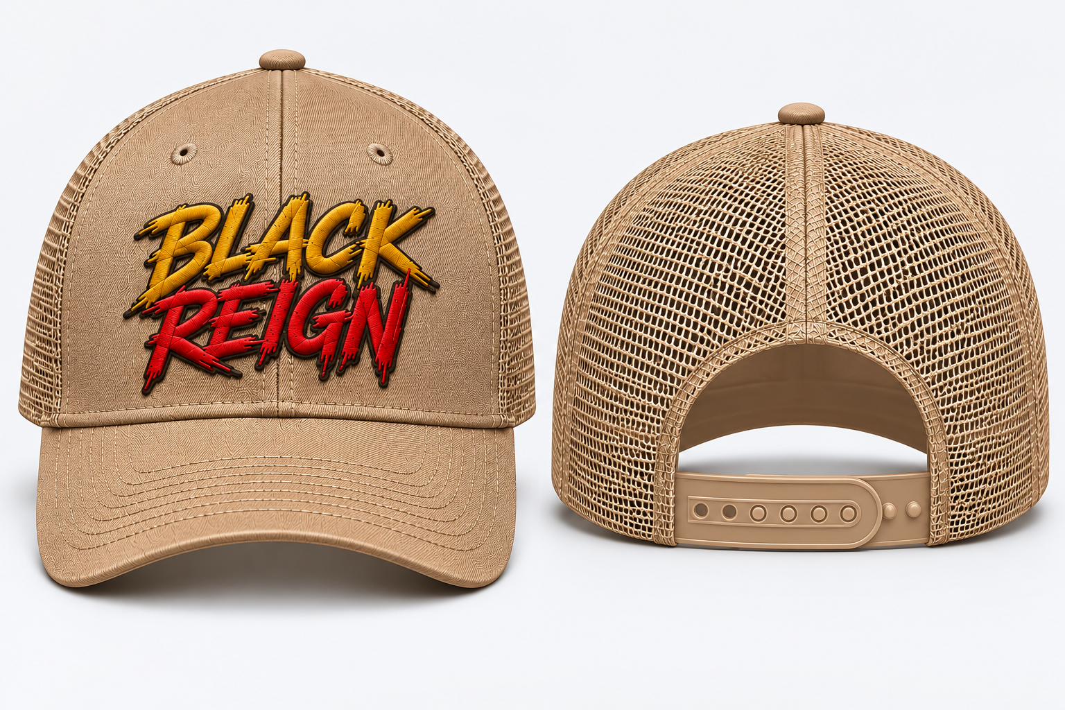 BLACK REIGN™ Premium Trucker Cap