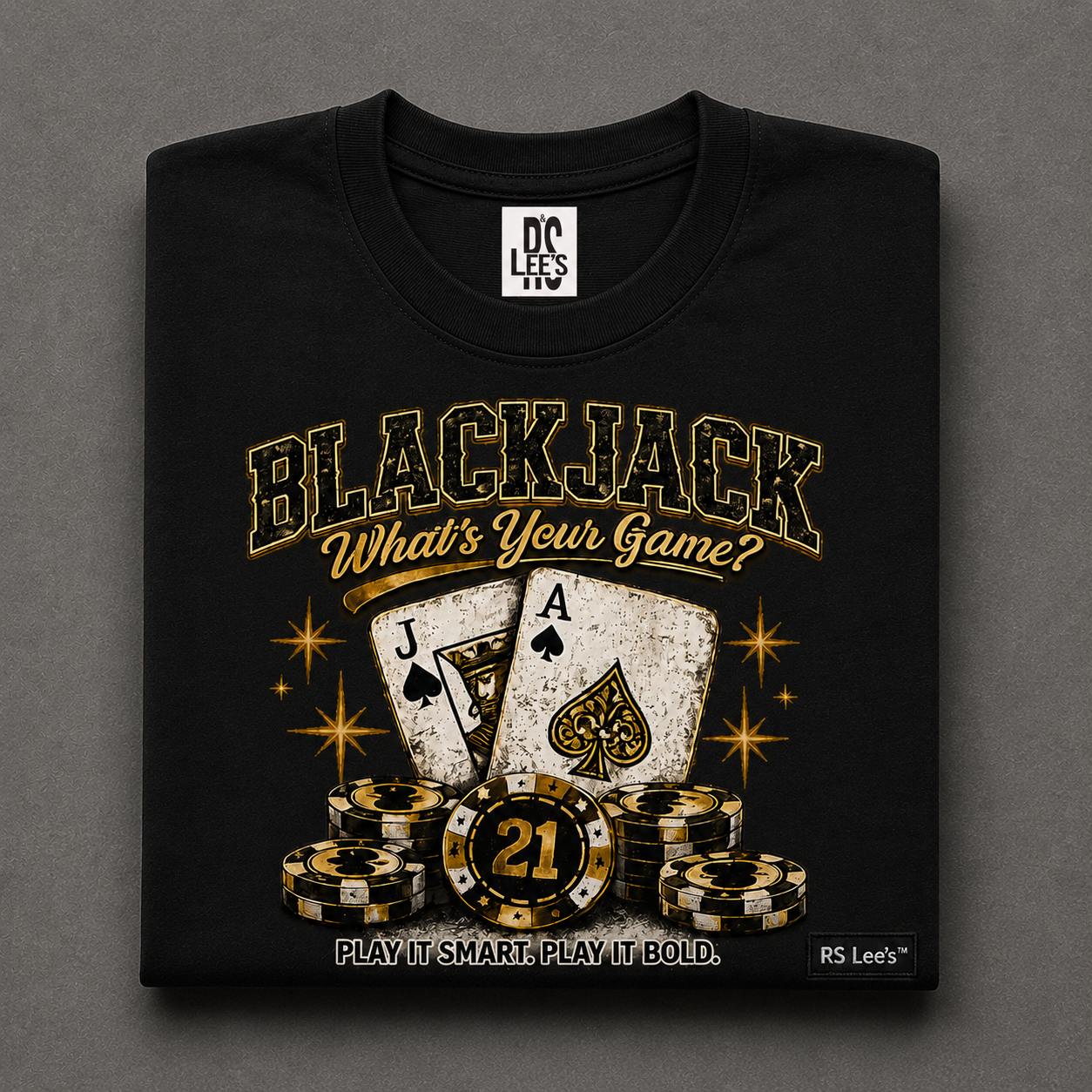 BLACKJACK™ “What’s Your Game?” Oversized Premium Tee