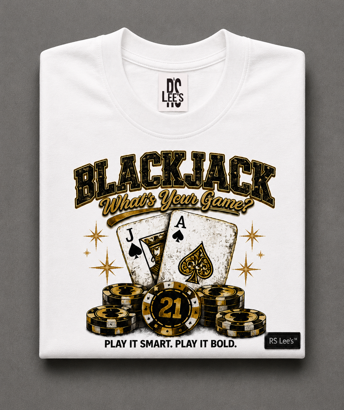 BLACKJACK™ “What’s Your Game?” Oversized Premium Tee