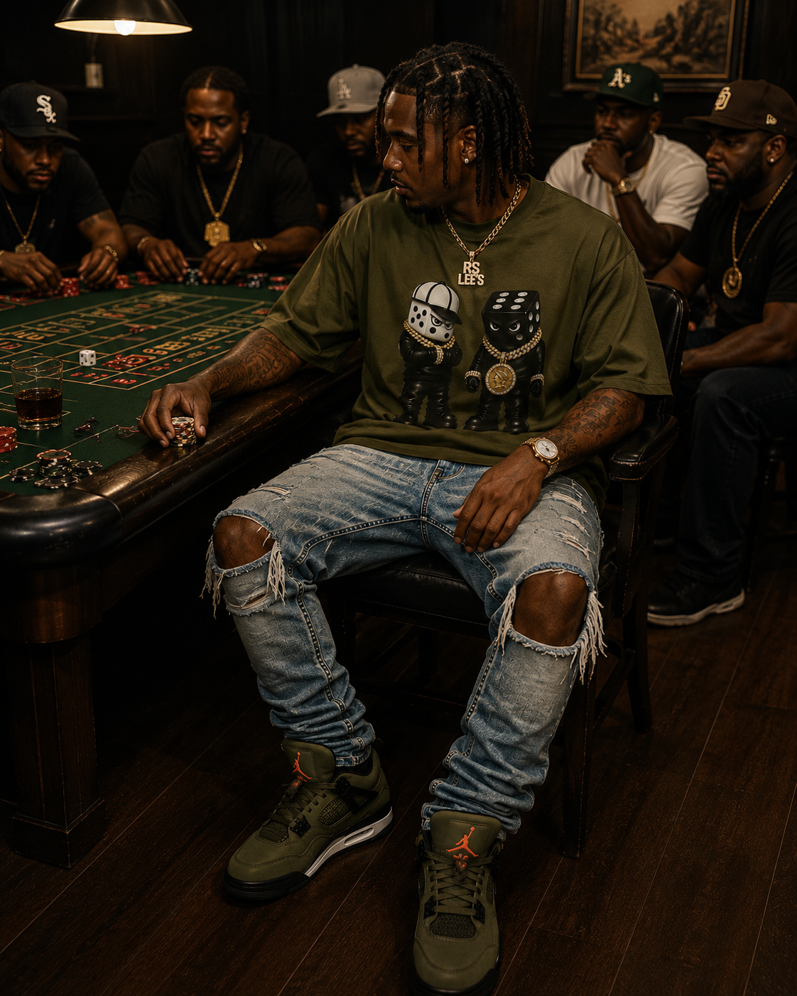 RS Lee’s™  Dice Kings Oversized Premium Tee