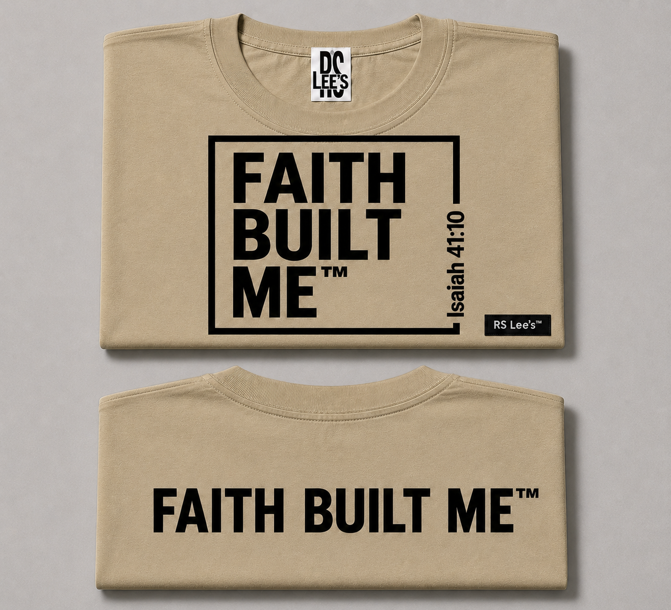 FAITH BUILT ME™| Oversized Premium Faith T-Shirt