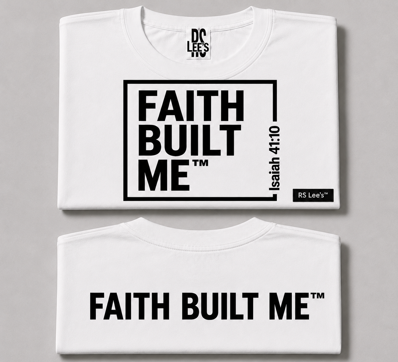 FAITH BUILT ME™| Oversized Premium Faith T-Shirt
