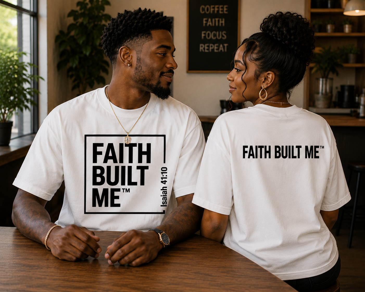 FAITH BUILT ME™| Oversized Premium Faith T-Shirt