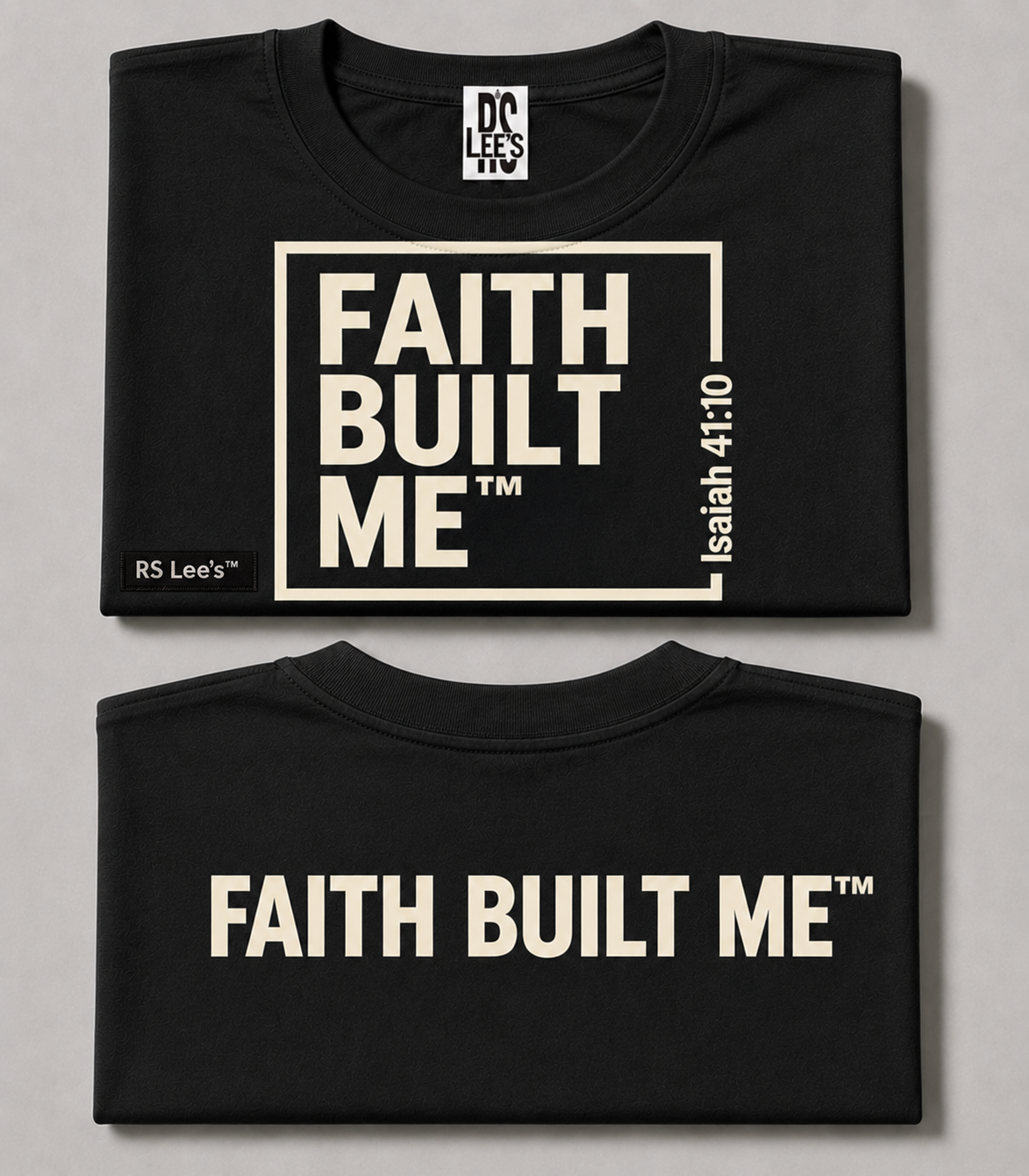 FAITH BUILT ME™ | Oversized Heavyweight Faith Tee