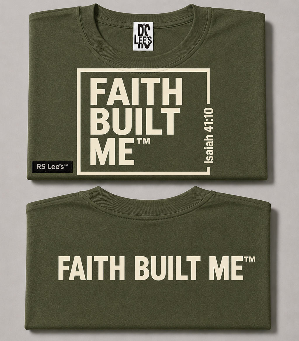 FAITH BUILT ME™ | Oversized Heavyweight Faith Tee