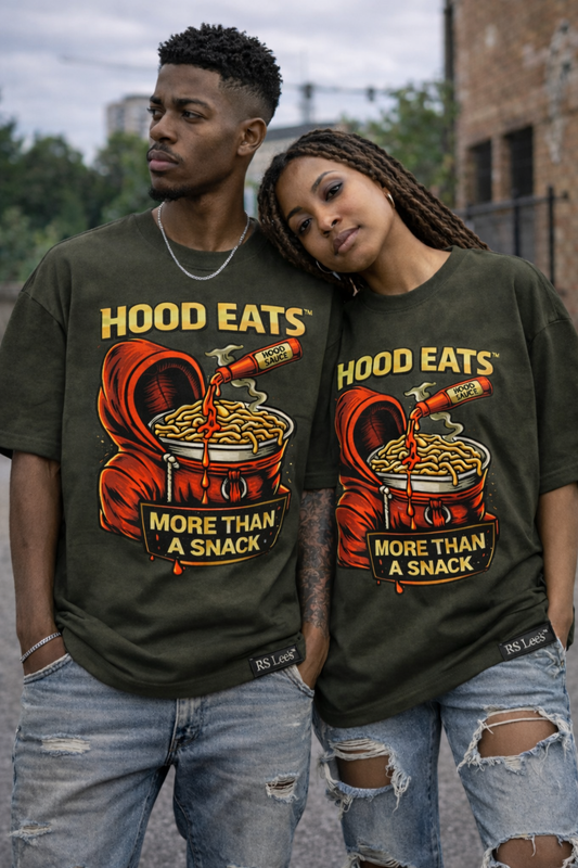 Hood Eats™ – More Than a Snack- Oversized Tee