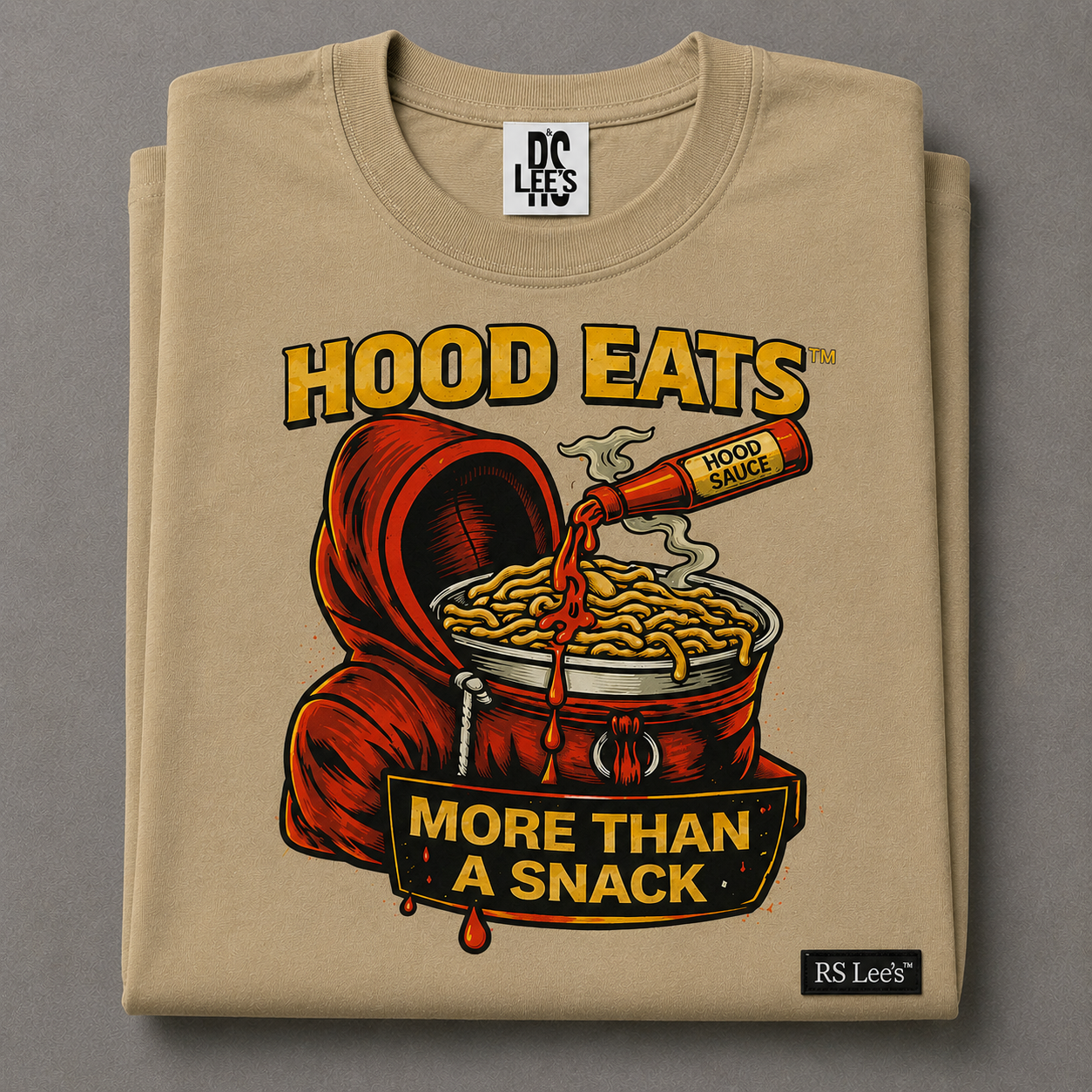 Hood Eats™ – More Than a Snack- Oversized Tee