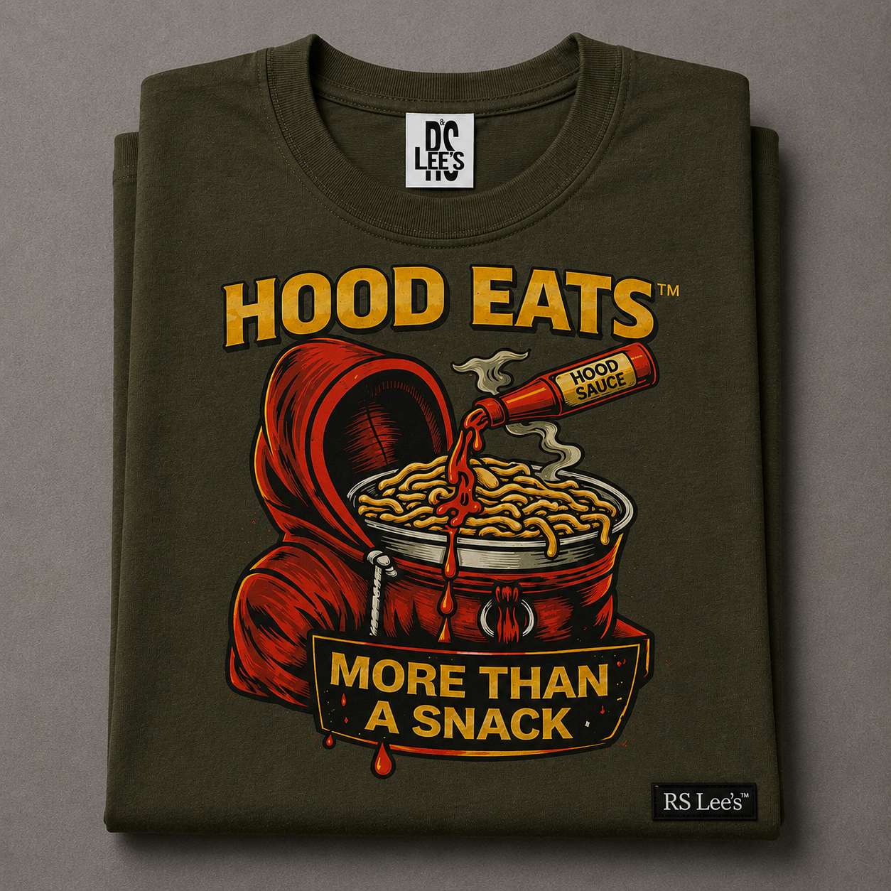 Hood Eats™ – More Than a Snack- Oversized Tee