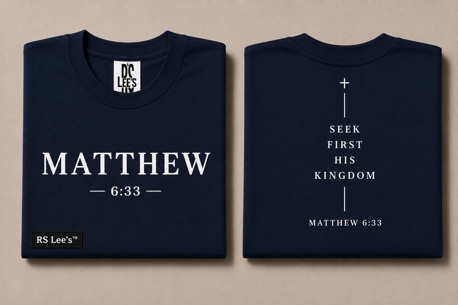 Matthew 6:33 Oversized Heavyweight T-Shirt