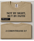 NOT BY SIGHT, BUT BY FAITH™ | Oversized Premium Faith T-Shirt