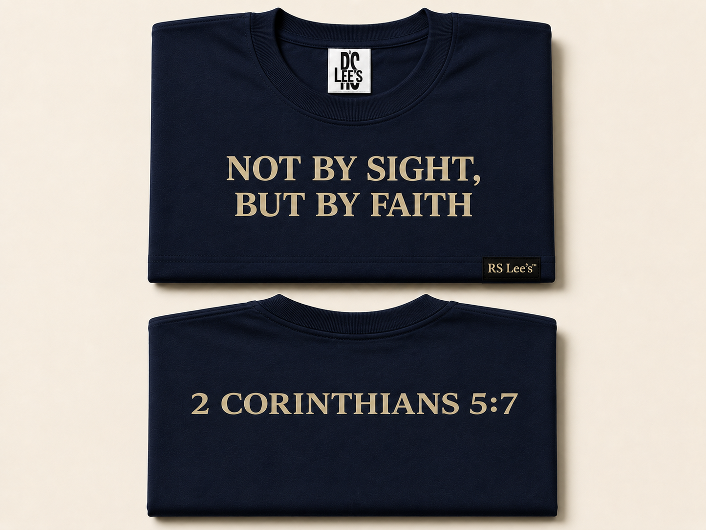 NOT BY SIGHT, BUT BY FAITH™ | Oversized Premium Faith Tee