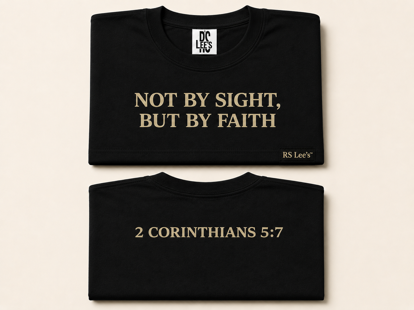 NOT BY SIGHT, BUT BY FAITH™ | Oversized Premium Faith Tee