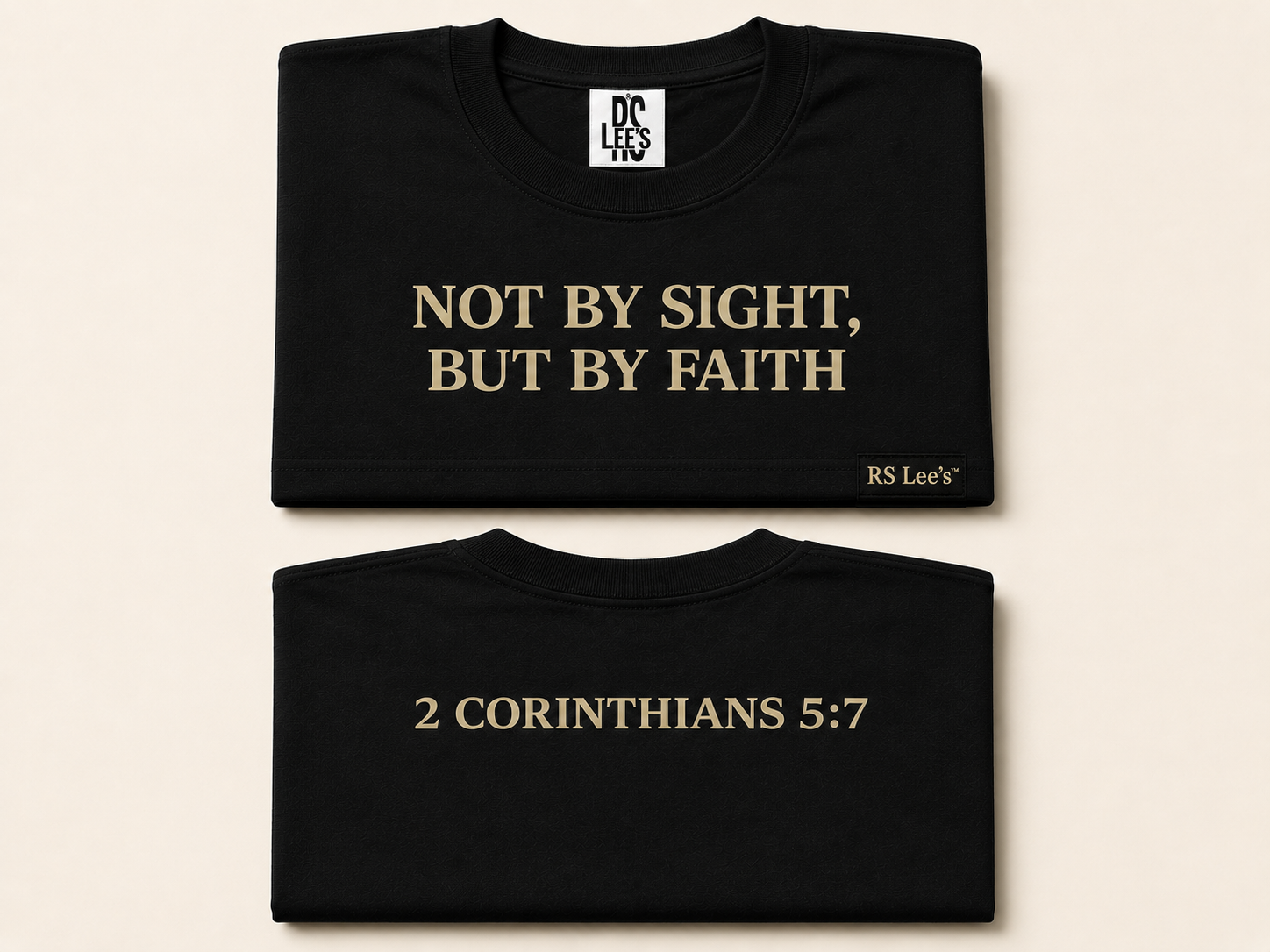 NOT BY SIGHT, BUT BY FAITH™ | Oversized Premium Faith Tee