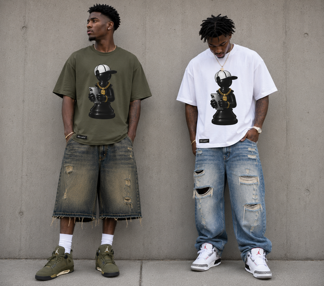 RS Lee’s™ Silent Moves Pawn Oversized Premium Tee